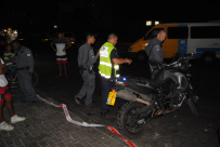  بالصور: الشرطة تغلق مقطعاً من شارع ييفت بيافا لأكثر من ساعتين لإعادة تمثيل حادث السير 